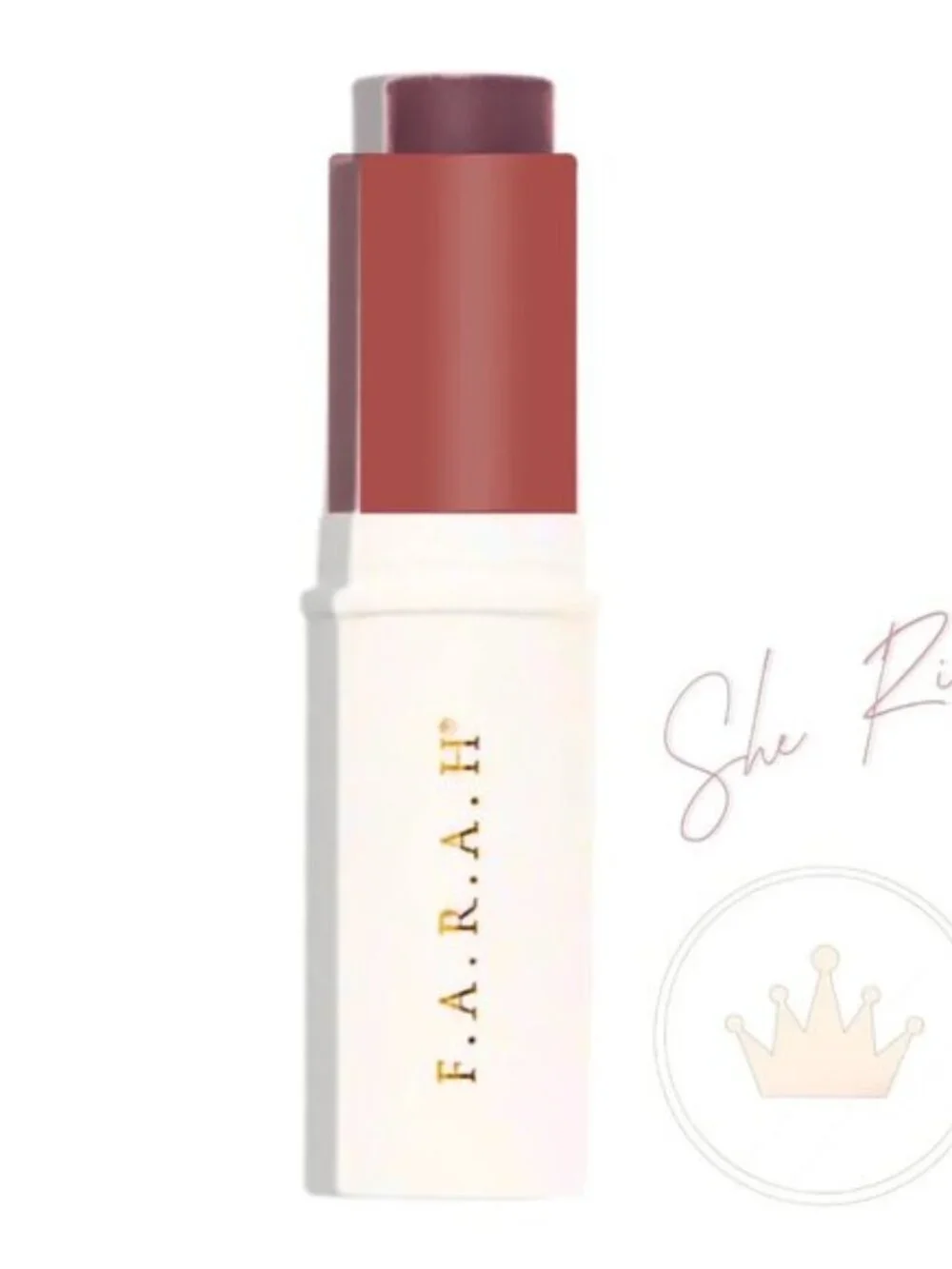F.A.R.A.H Creamy Malai Blush Stick - She Rich (deep mauve)